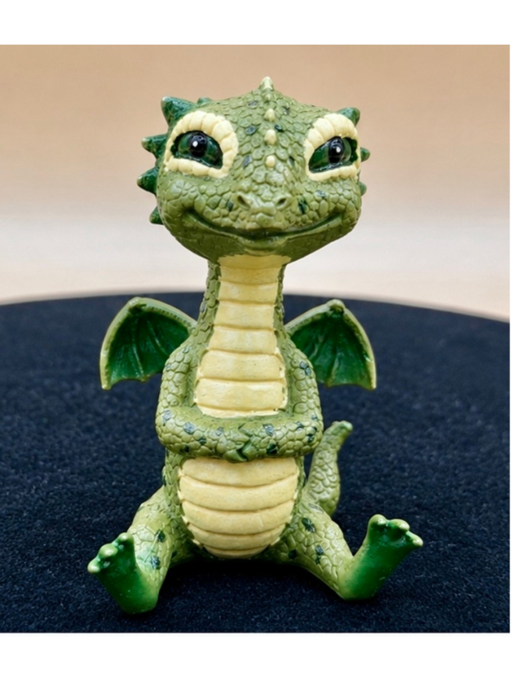 Green Baby Dragon Y7731 Resin Figurine Fantasy Mythical Collectible 4"